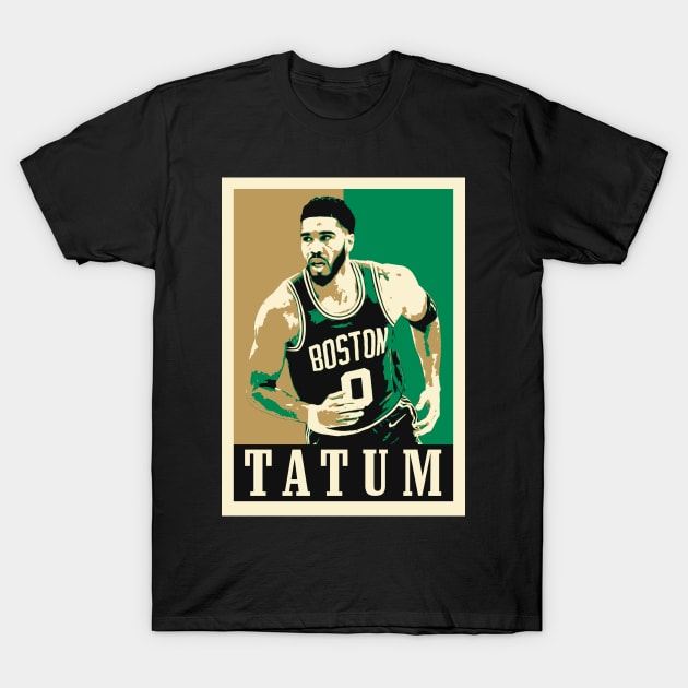 Jayson Tatum Pop Art Style T-Shirt by mia_me